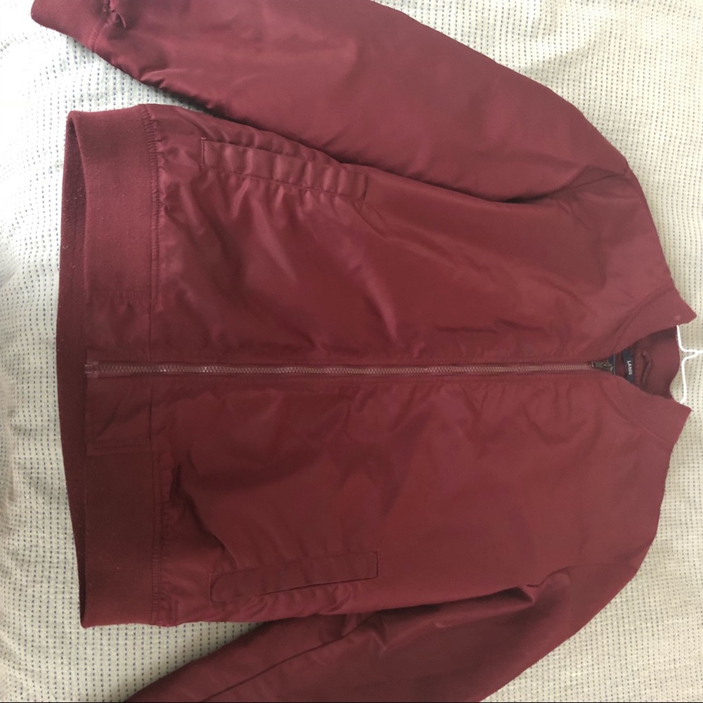 Maroon Bomber Jacket